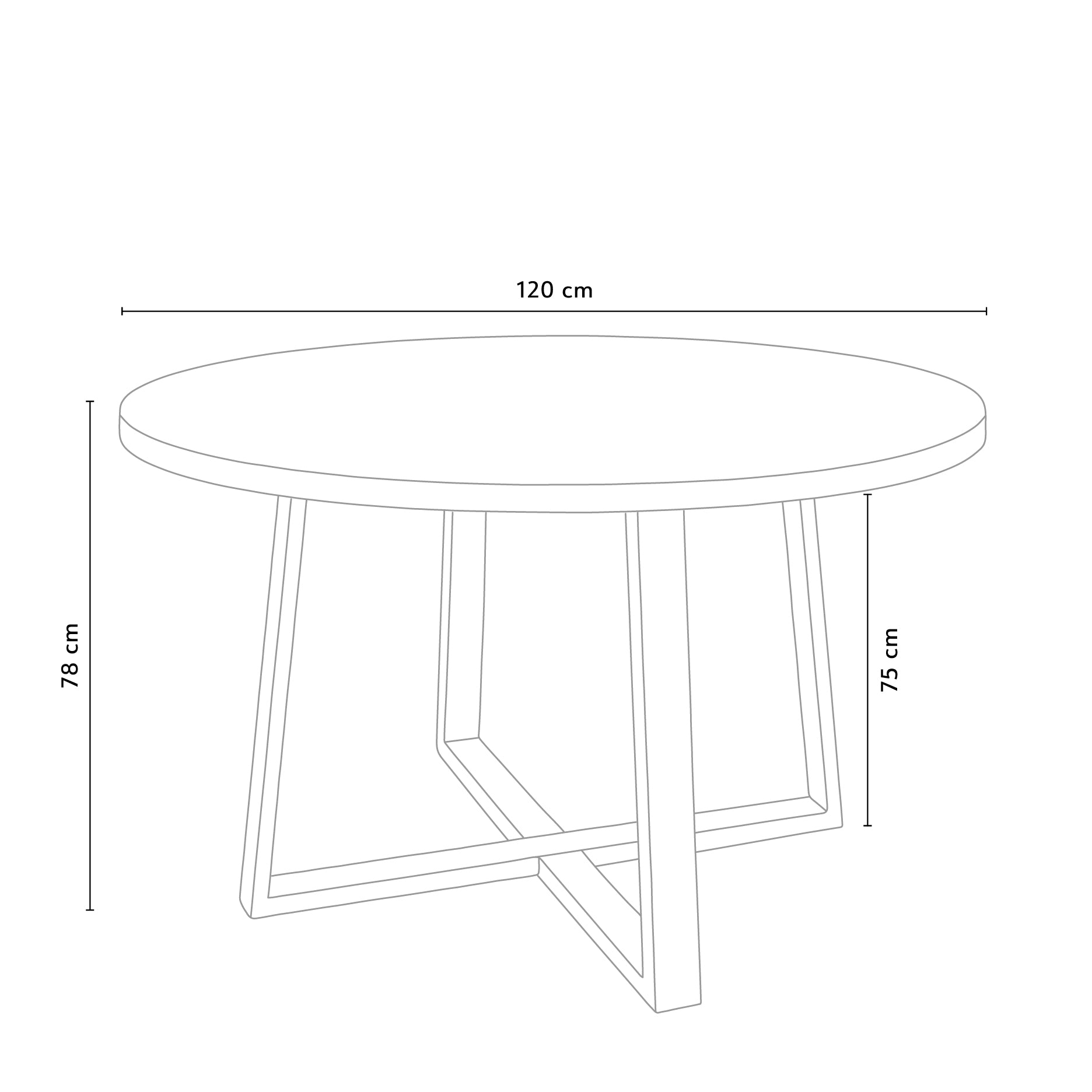 Grow Tisch 120 cm